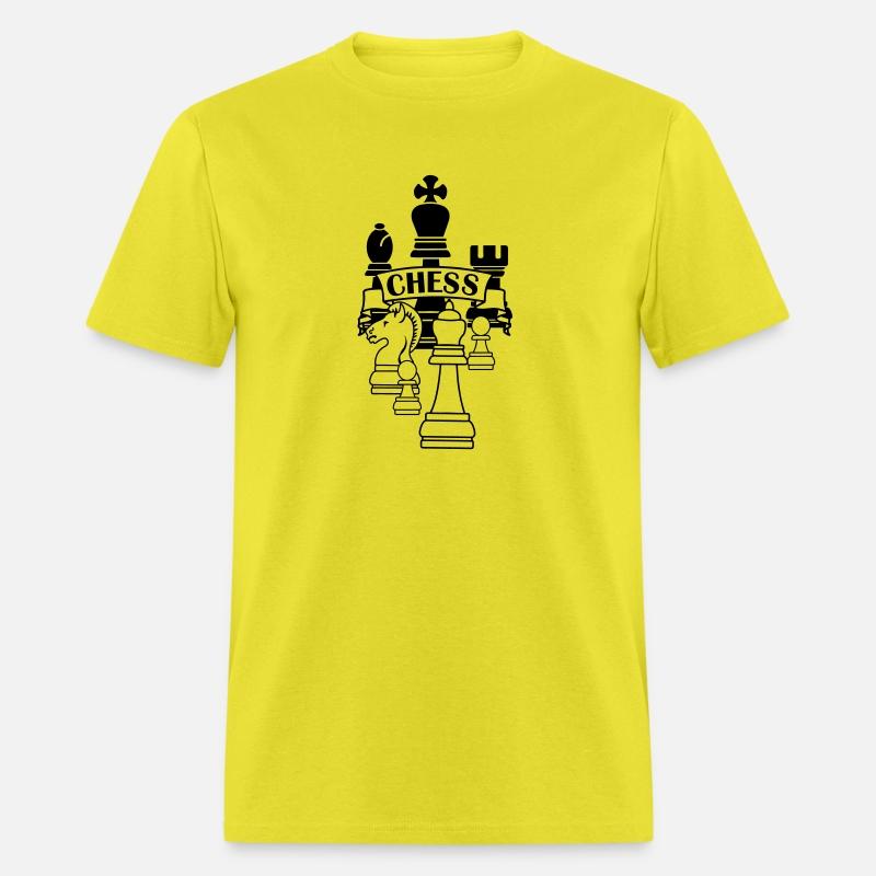 Chess transparent king queen mirror image