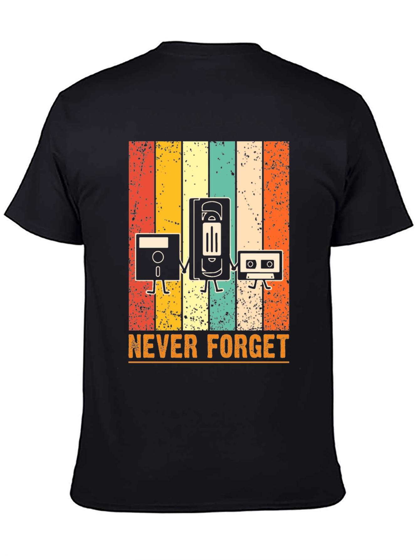 Retro Media T-Shirt - Never Forget