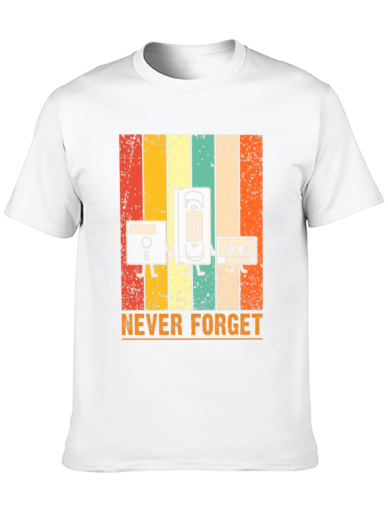 Retro Media T-Shirt - Never Forget