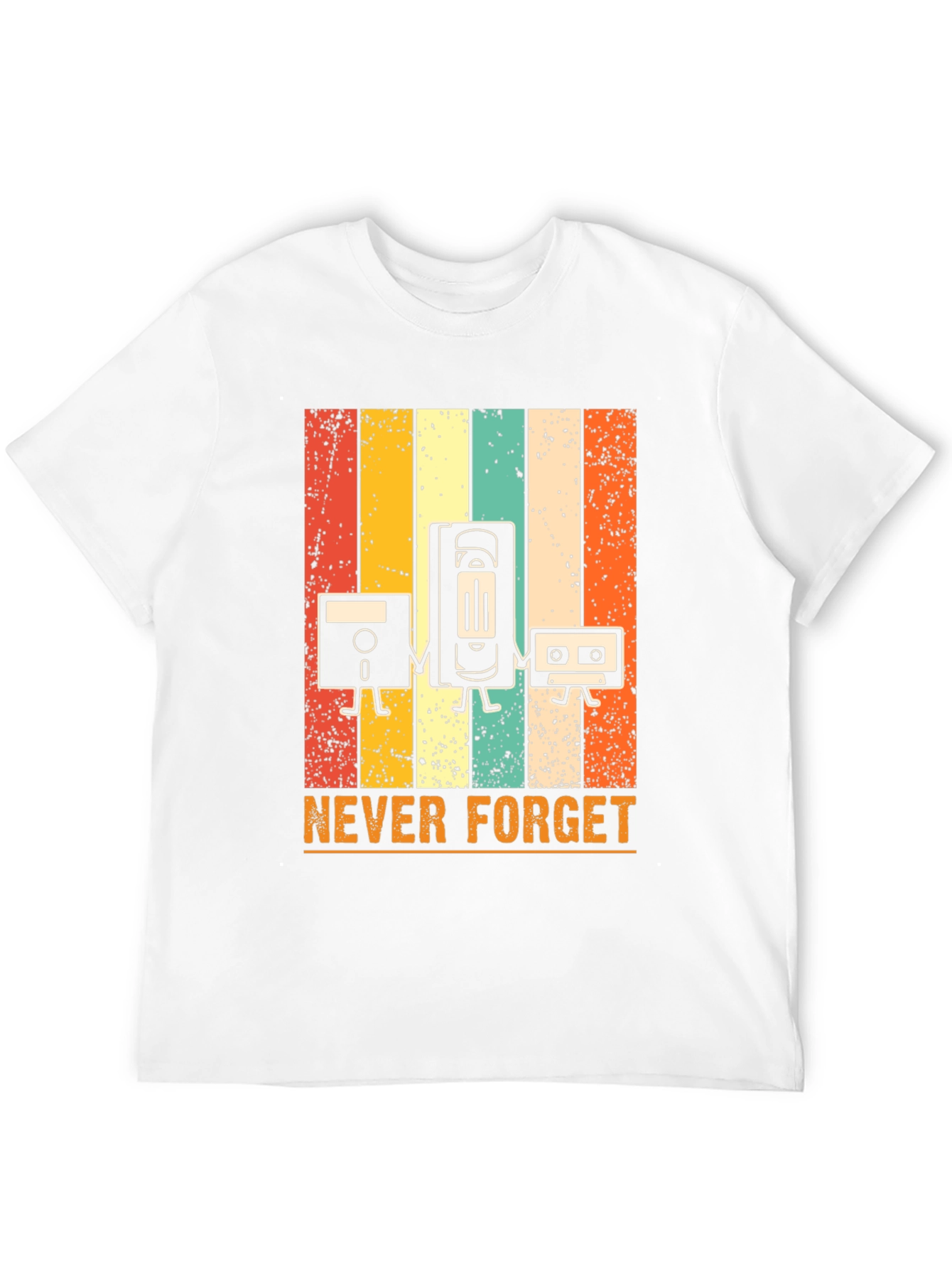 Retro Media T-Shirt - Never Forget