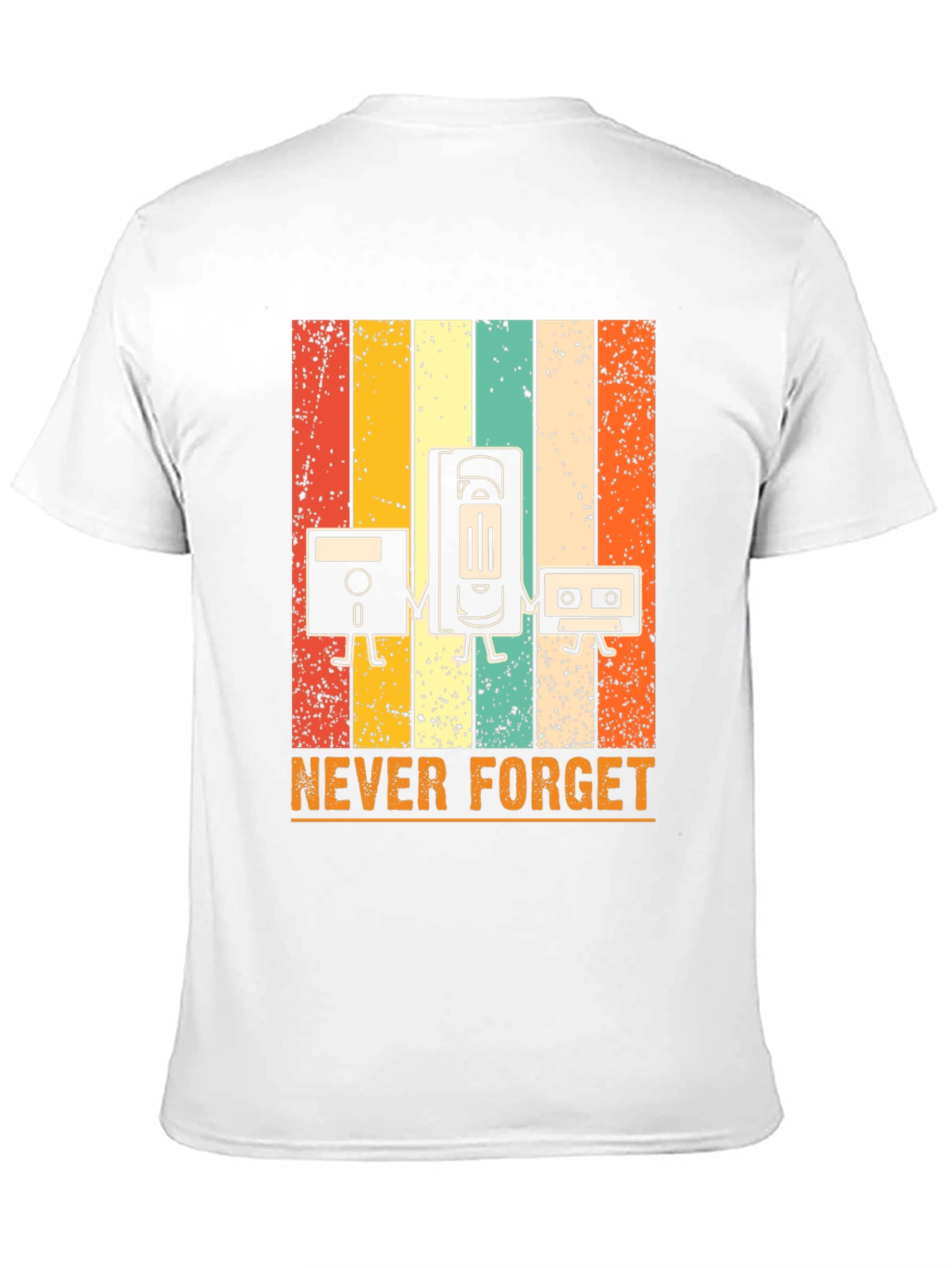 Retro Media T-Shirt - Never Forget