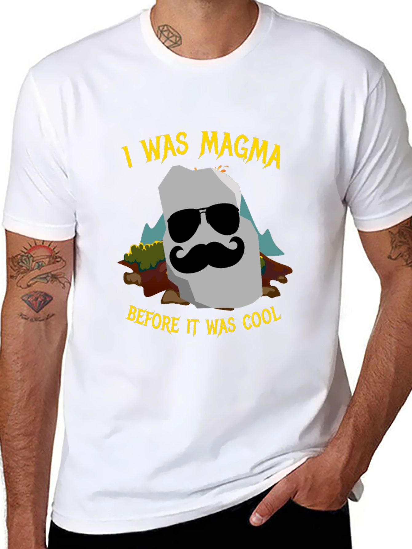 I Was Magma Cool Graphic T-Shirt