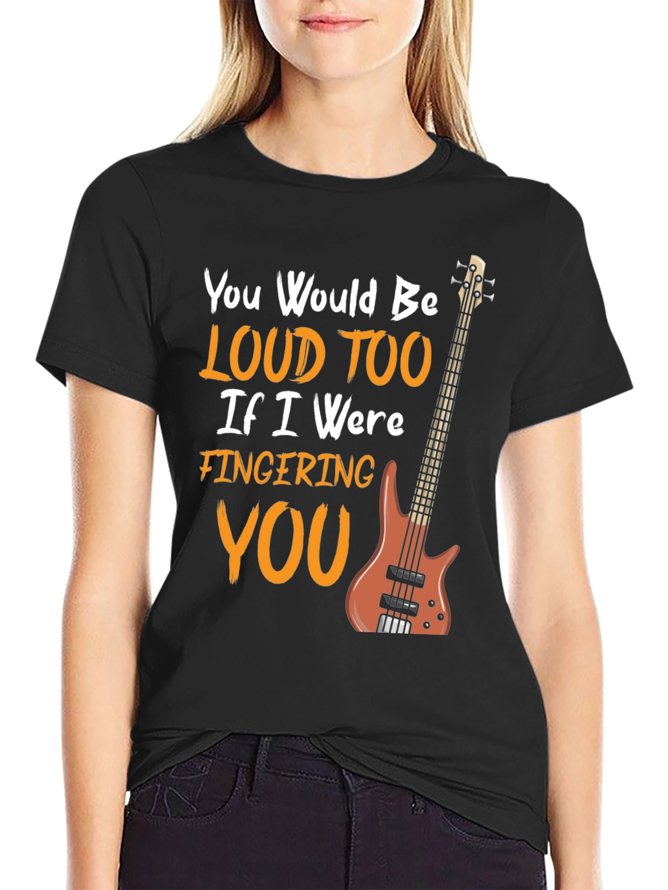 Loud Too Bass Guitar T-Shirt