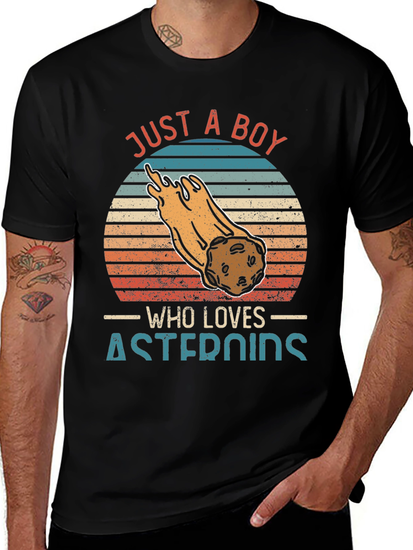 Just A Boy Who Loves Asteroids T-Shirt