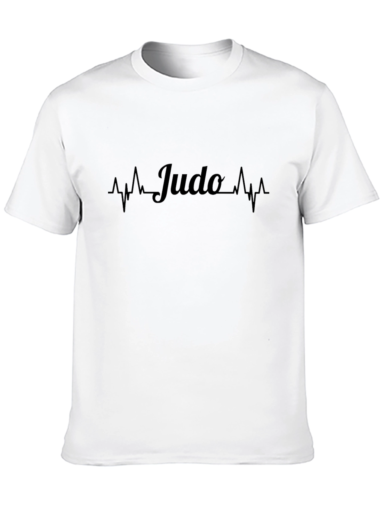 Judo Heartbeat Black T-Shirt