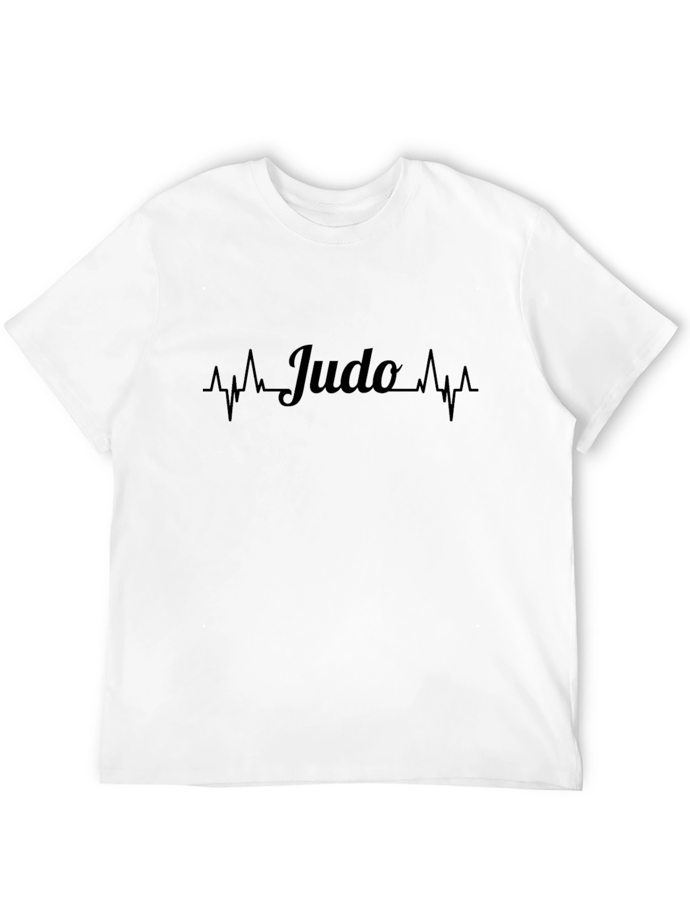 Judo Heartbeat Black T-Shirt