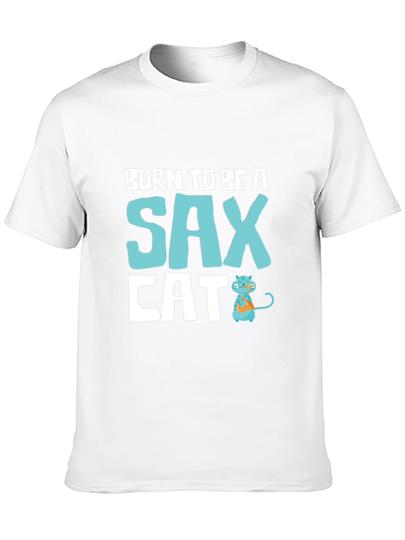 Born to Be a Sax Cat T-Shirt