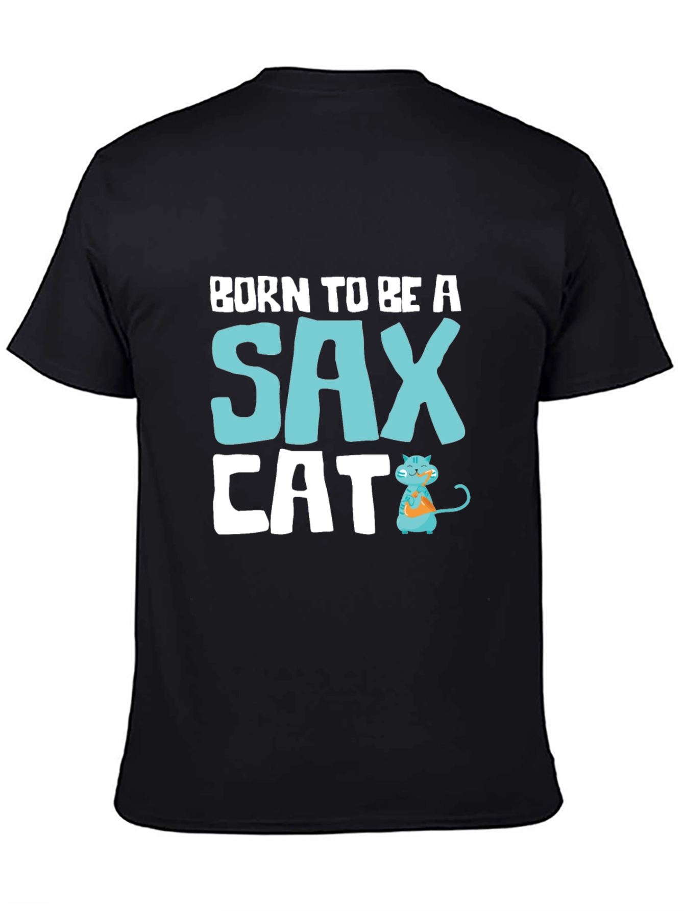 Born to Be a Sax Cat T-Shirt