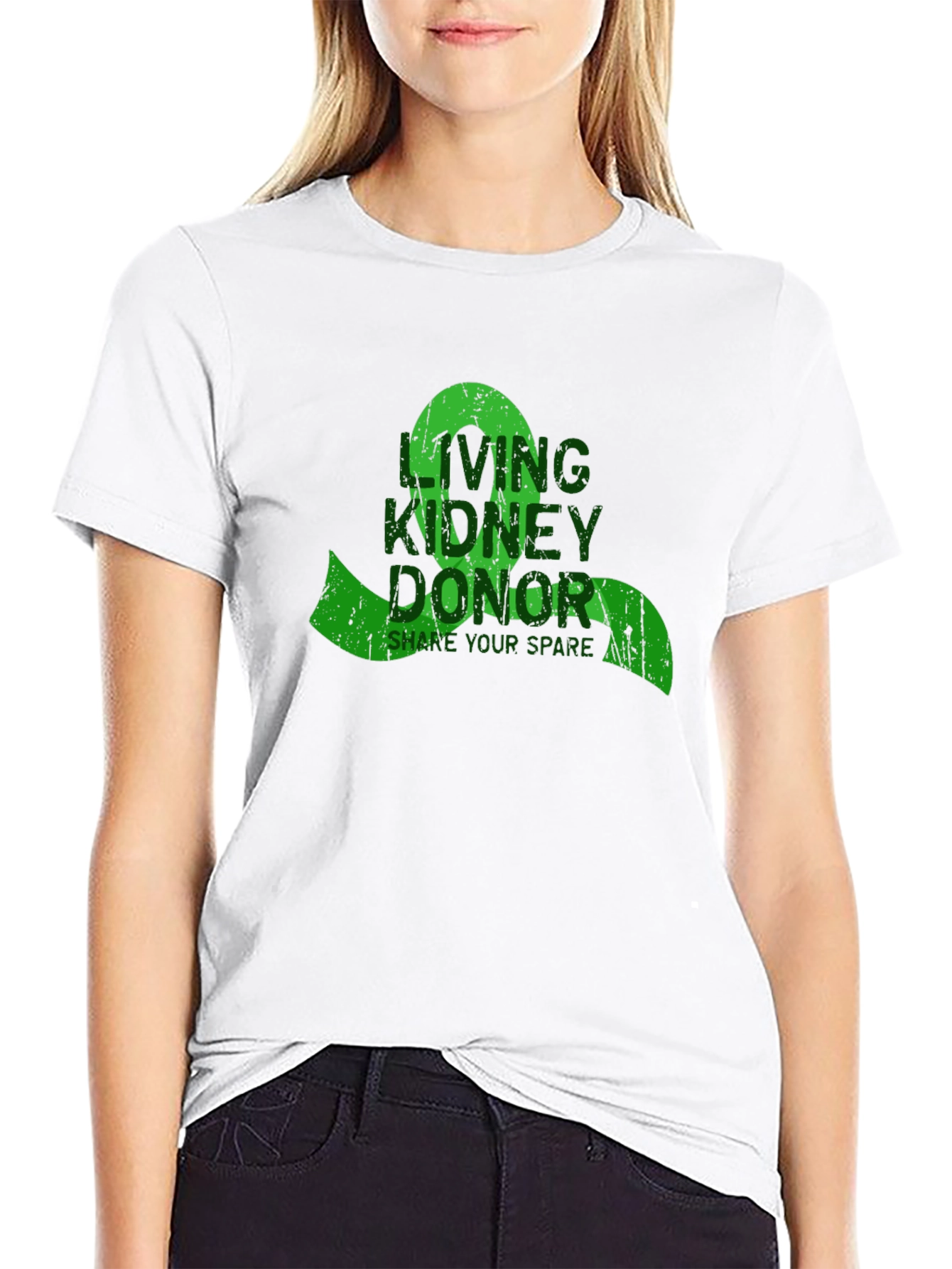 Living Kidney Donor Black T-Shirt