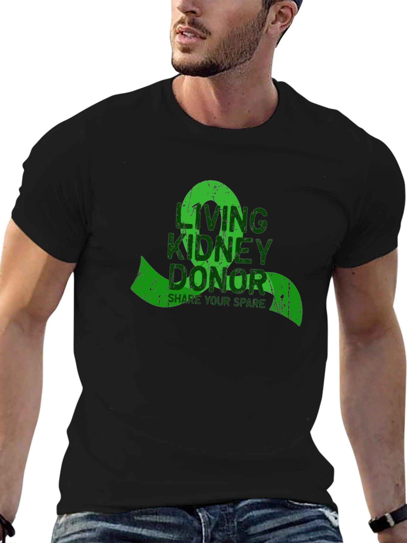 Living Kidney Donor Black T-Shirt