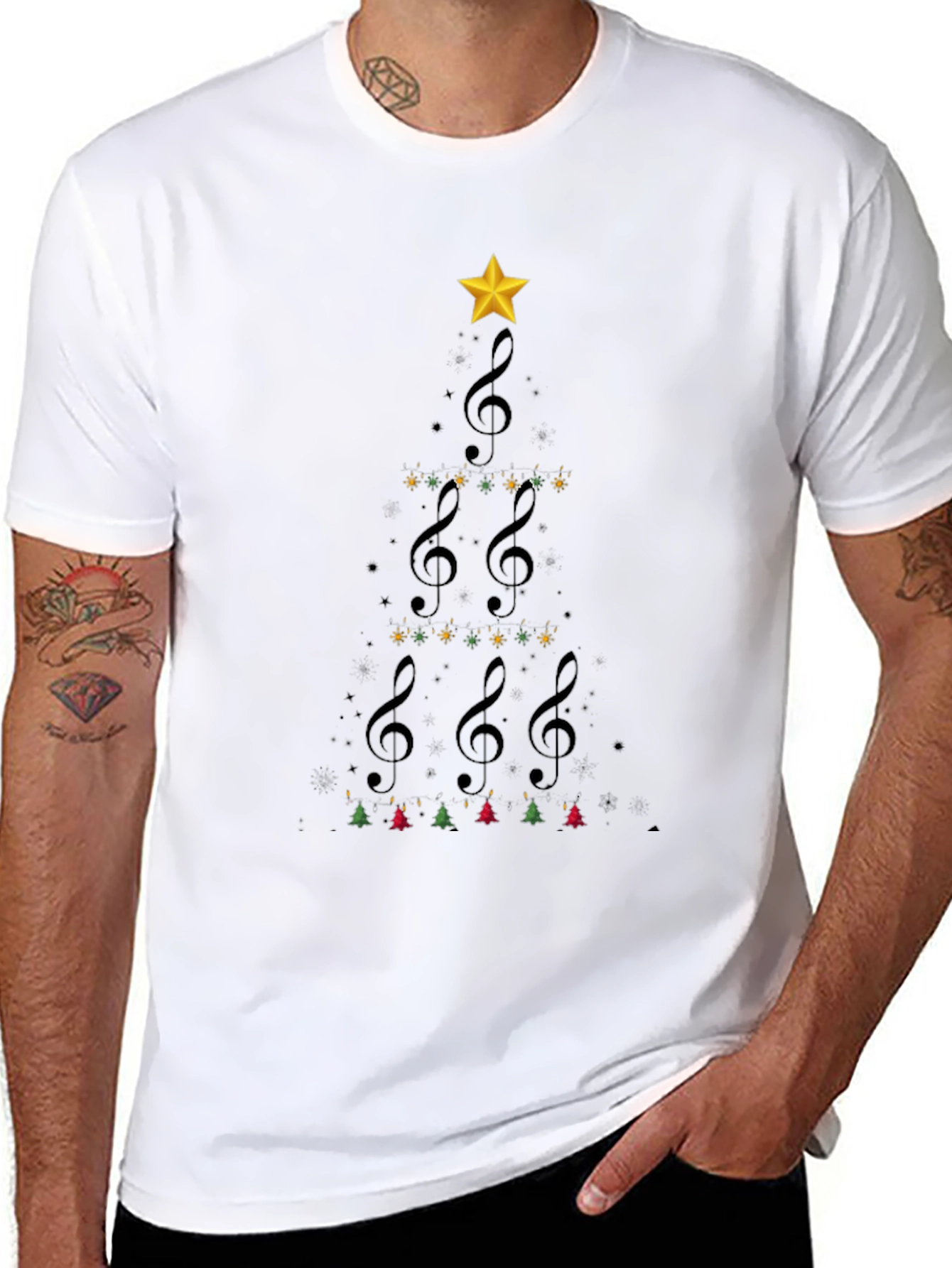 Music Christmas Tree T-Shirt