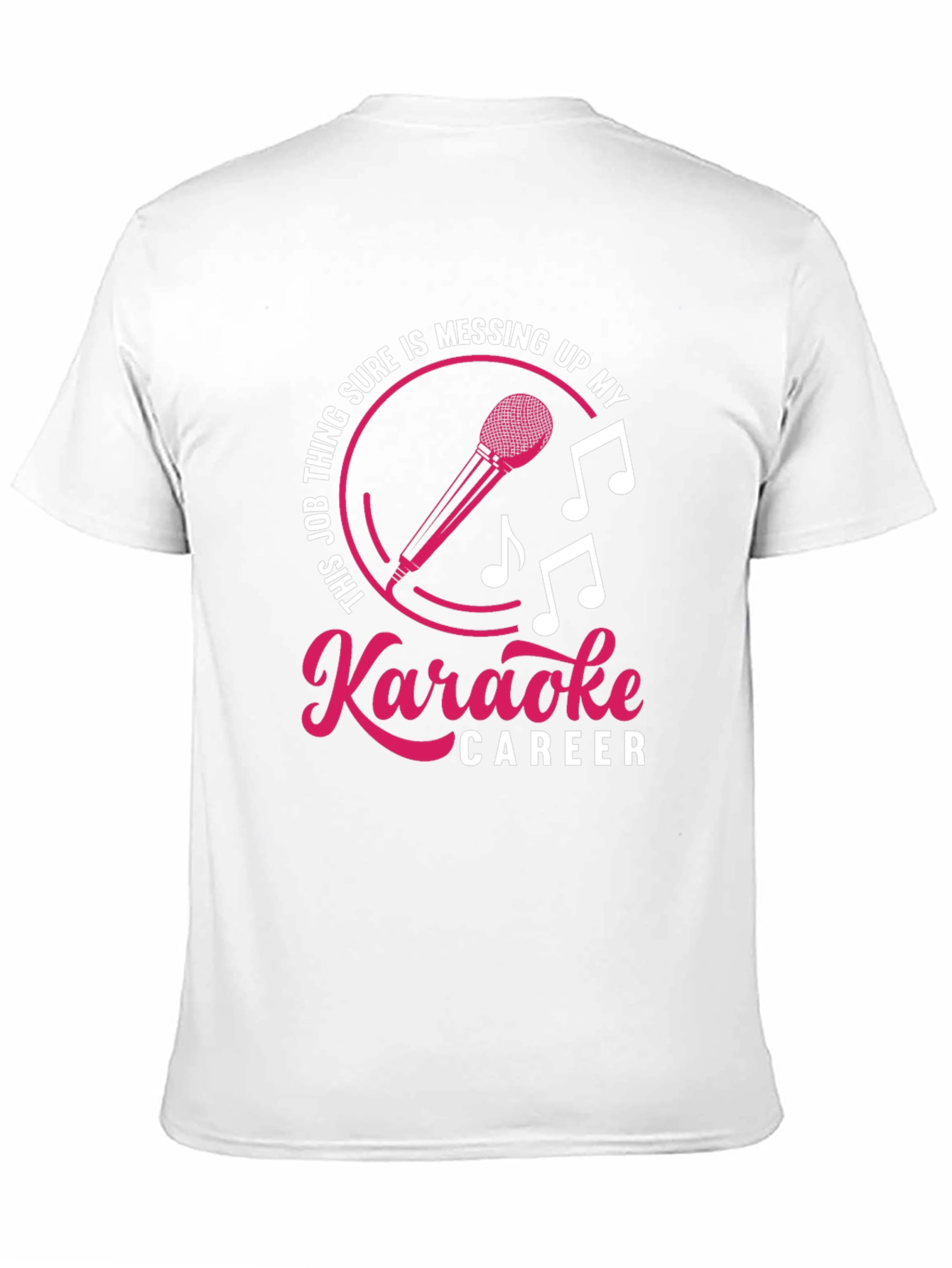 Karaoke Career T-Shirt Funny Musician Singer Tee