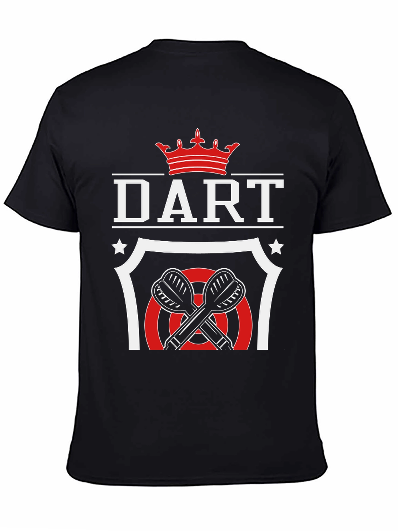 DART Crown Graphic T-Shirt - Black