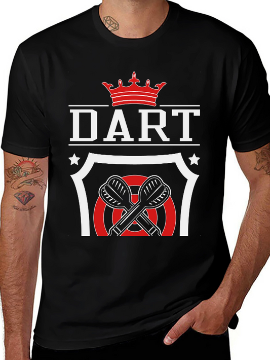 DART Crown Graphic T-Shirt - Black