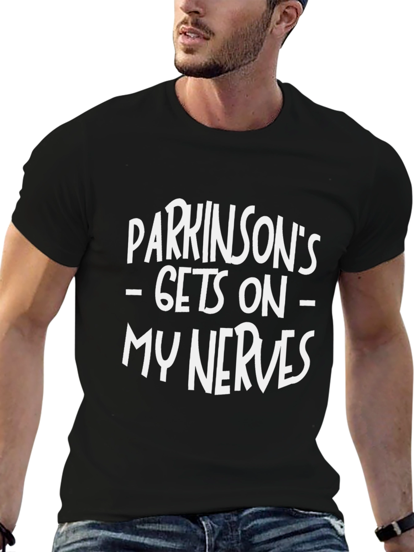 Parkinsons Gets On My Nerves Graphic T-Shirt