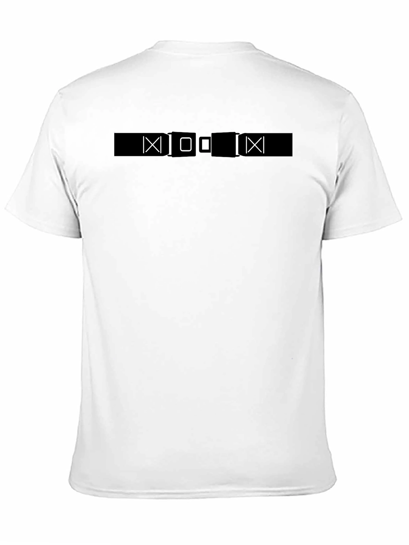 Mens Black Graphic T-Shirt - Bold Design