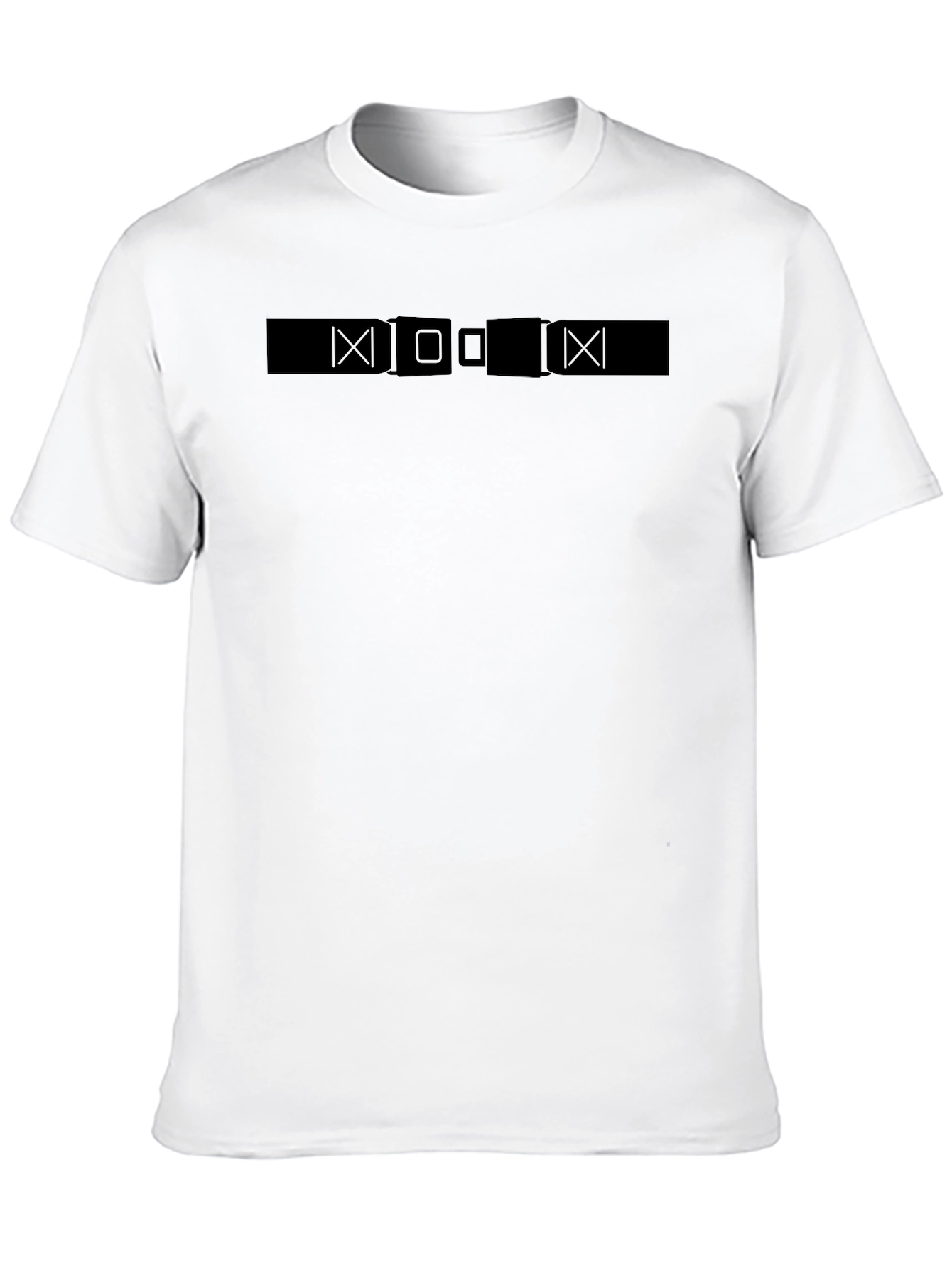 Mens Black Graphic T-Shirt - Bold Design