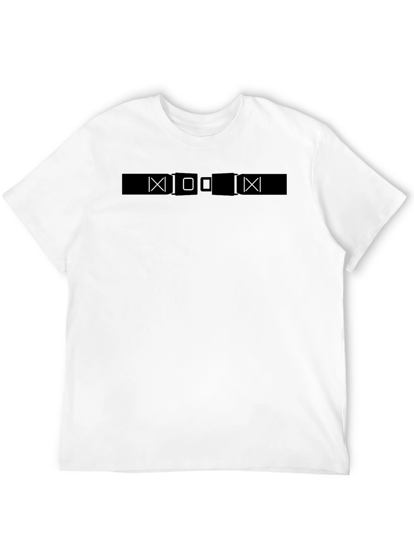 Mens Black Graphic T-Shirt - Bold Design