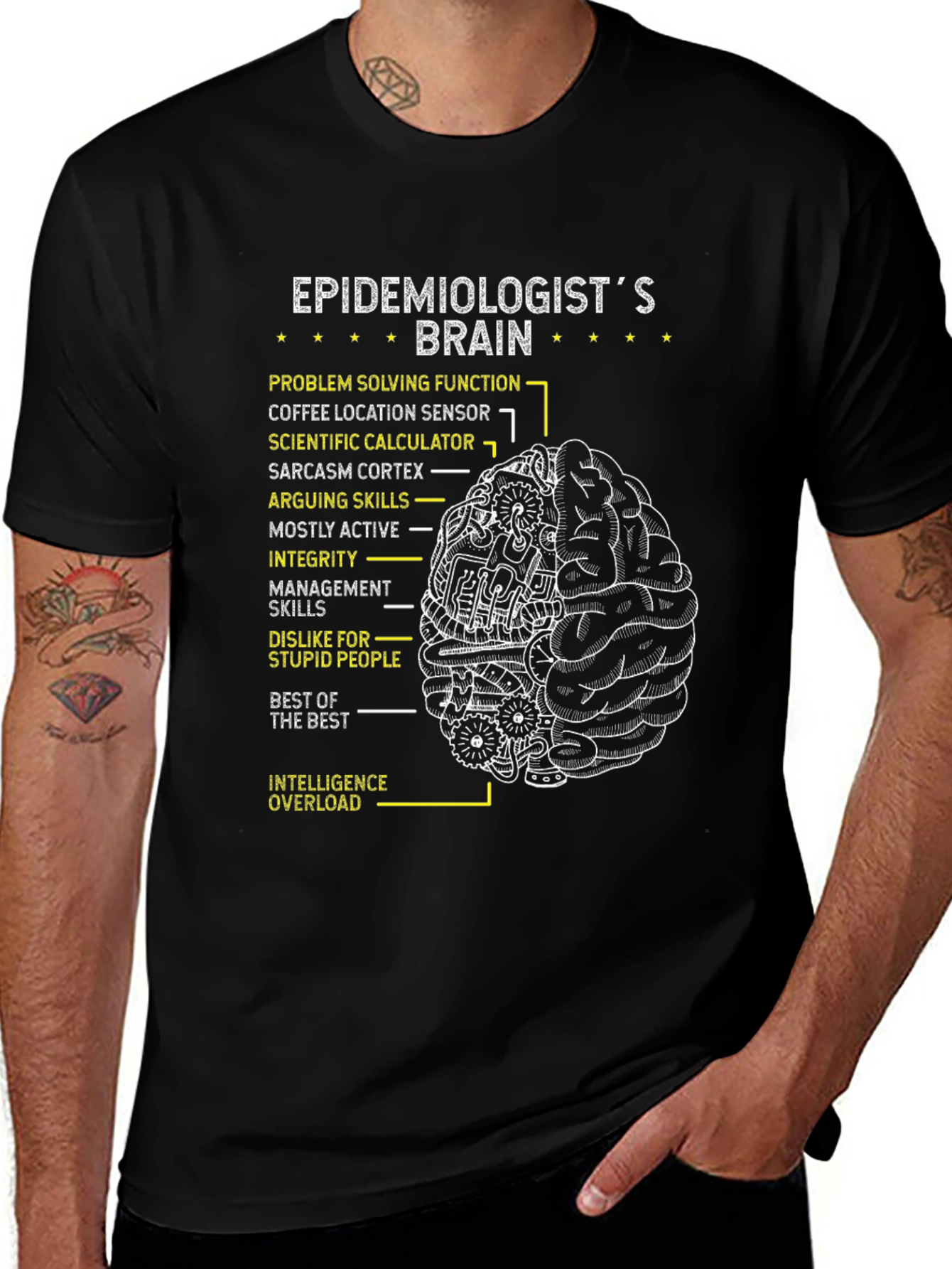 Epidemiologists Brain T-Shirt