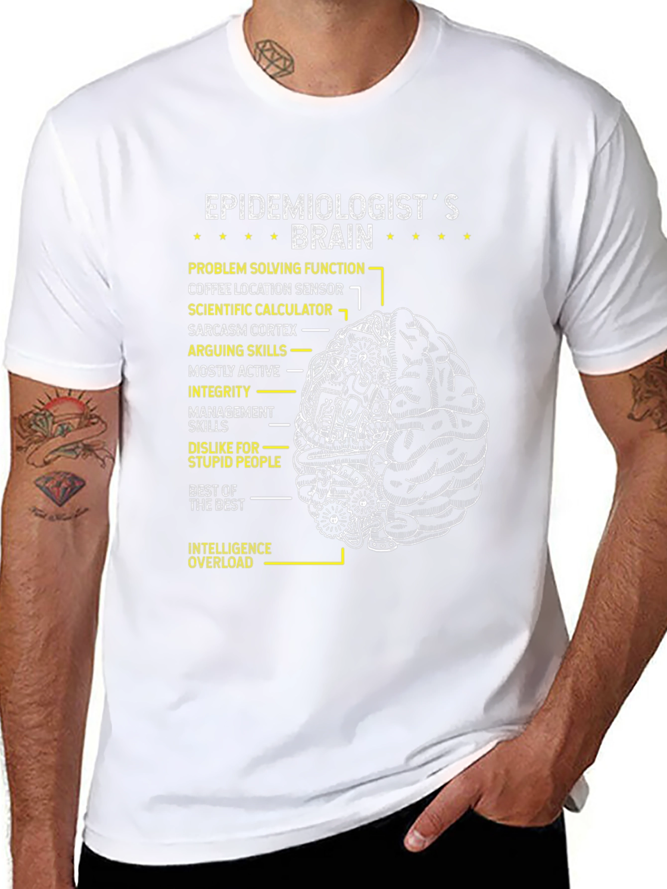 Epidemiologists Brain T-Shirt