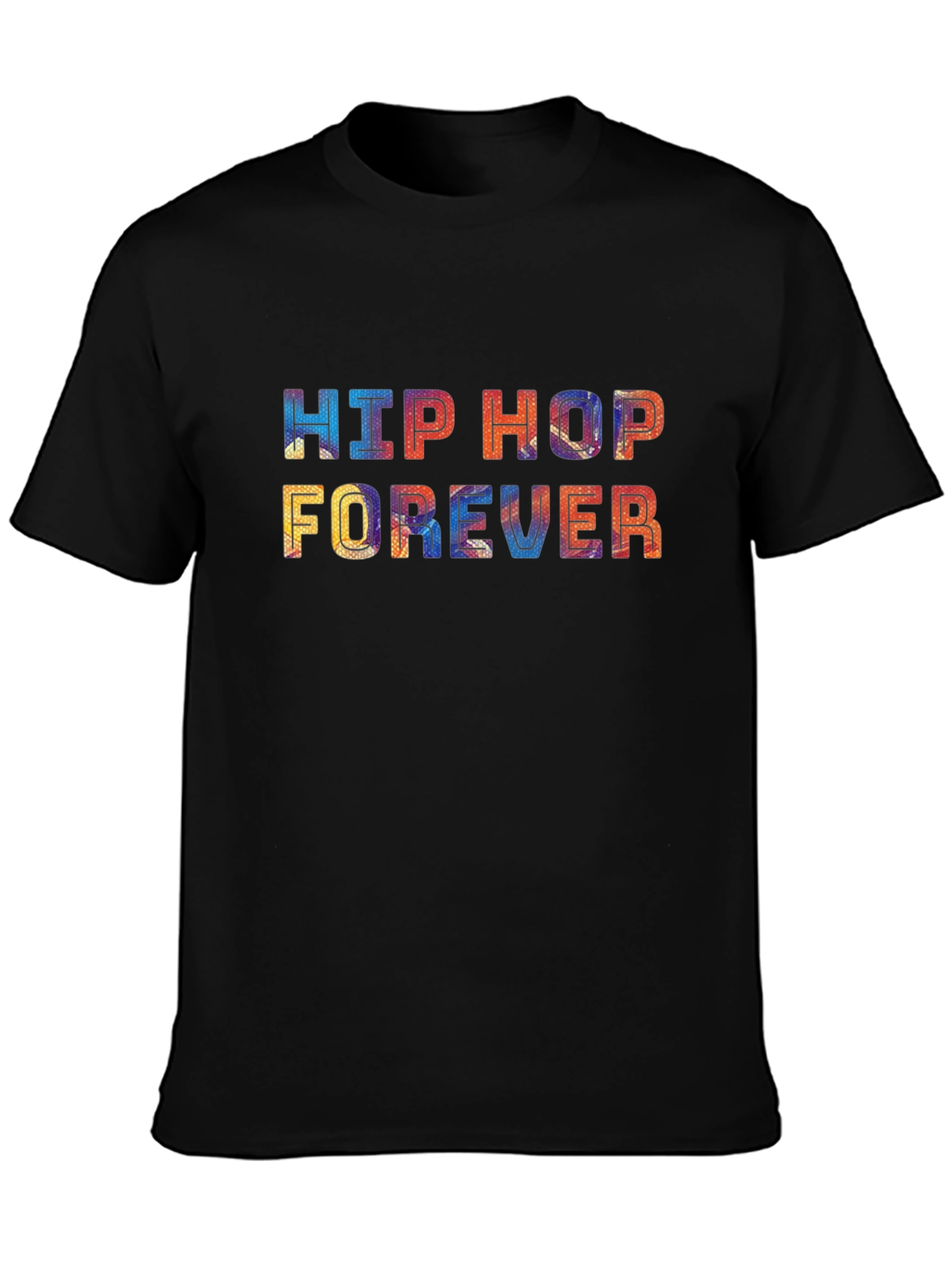 Hip Hop Forever Graphic Print T-Shirt