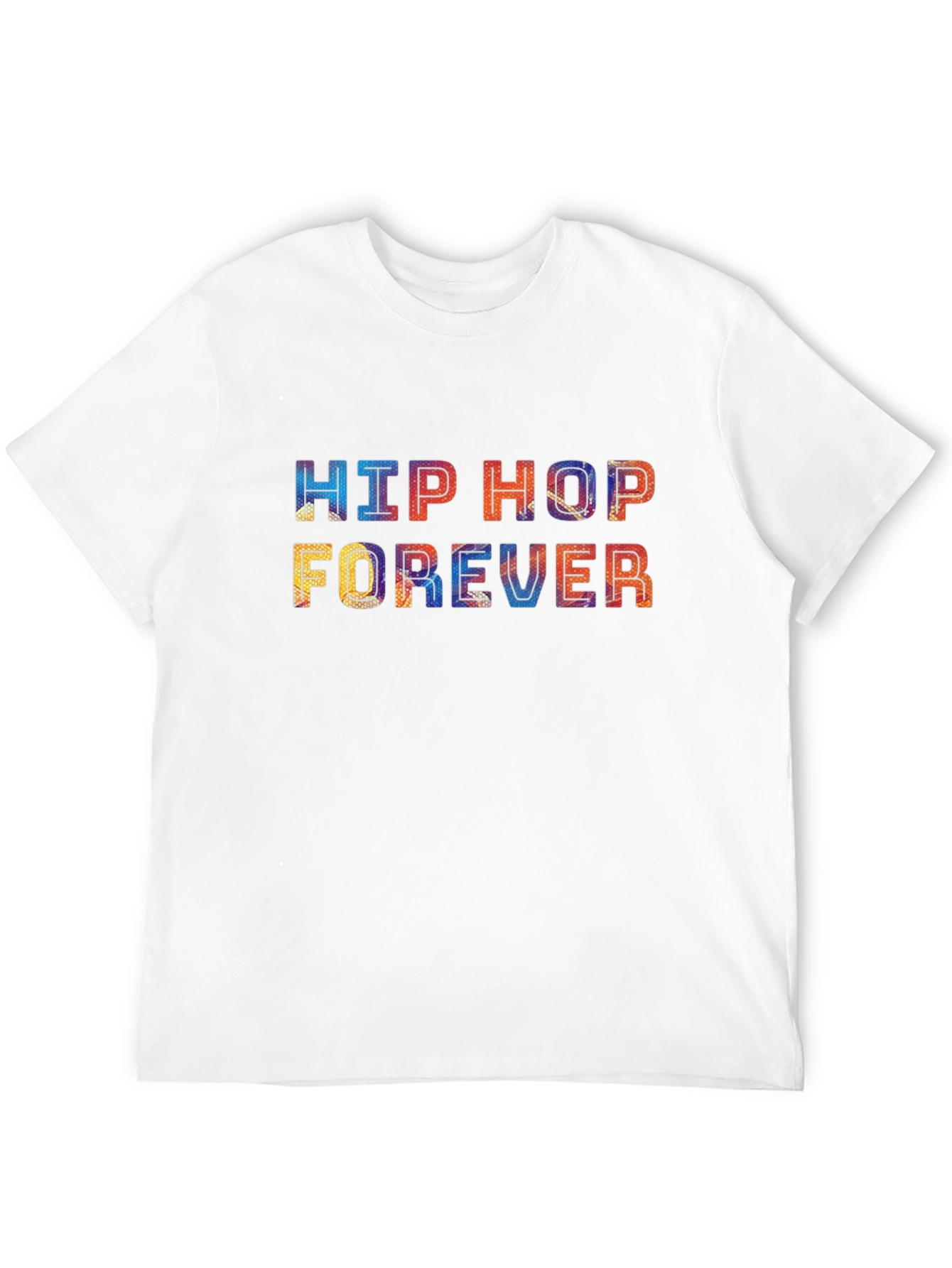 Hip Hop Forever Graphic Print T-Shirt