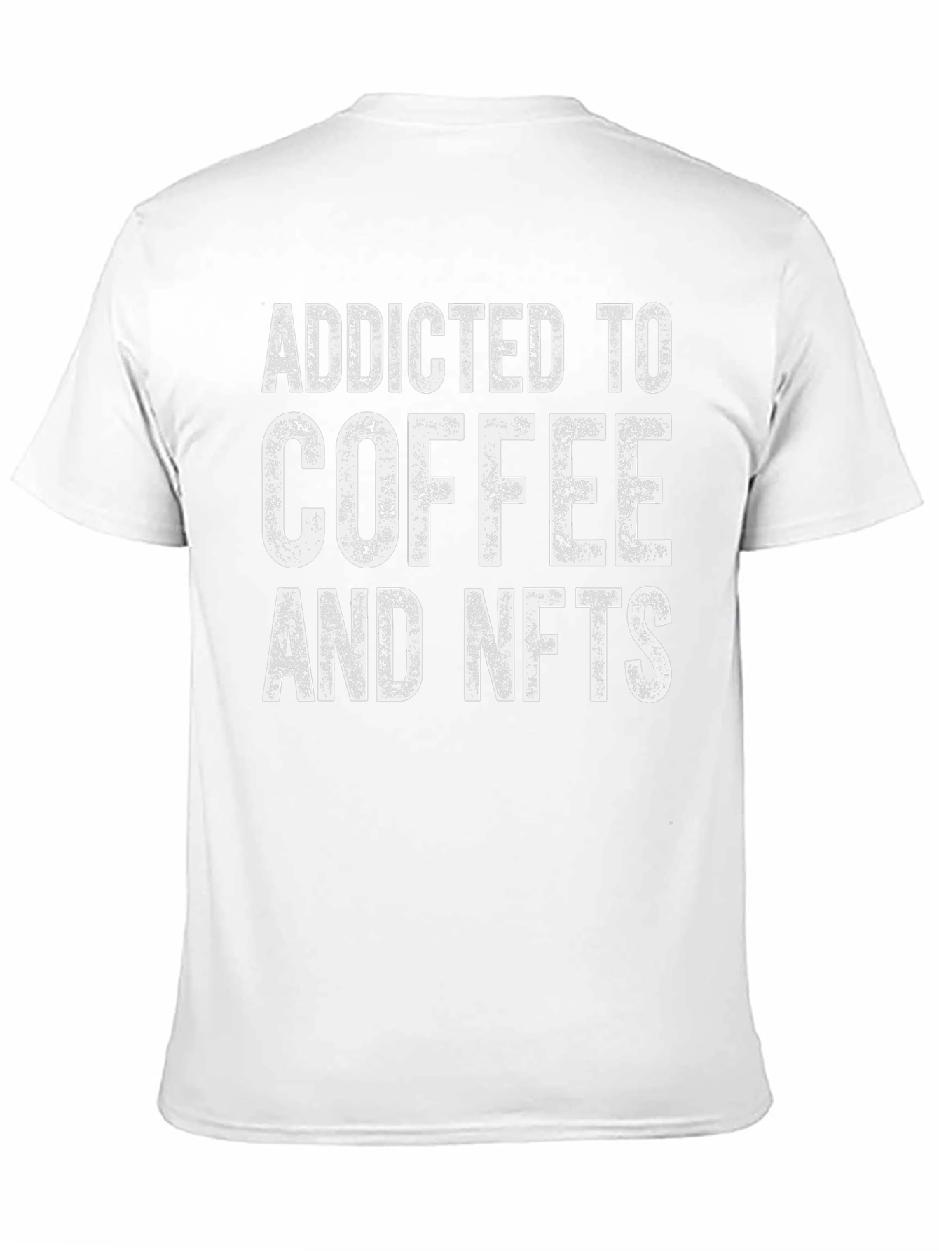 Addicted to Coffee and NFTs T-Shirt - Black