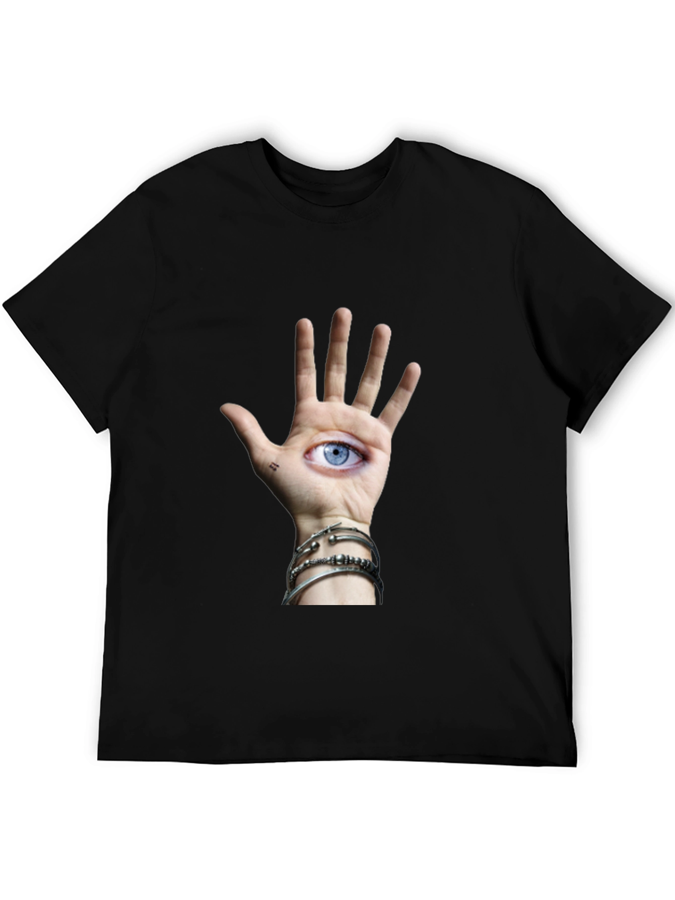 Eye Hand Graphic Tee - Unique Statement Shirt