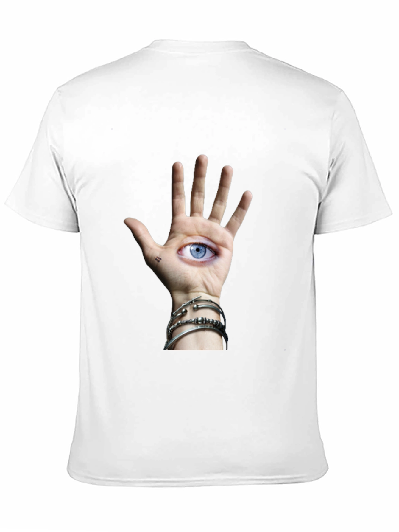Eye Hand Graphic Tee - Unique Statement Shirt