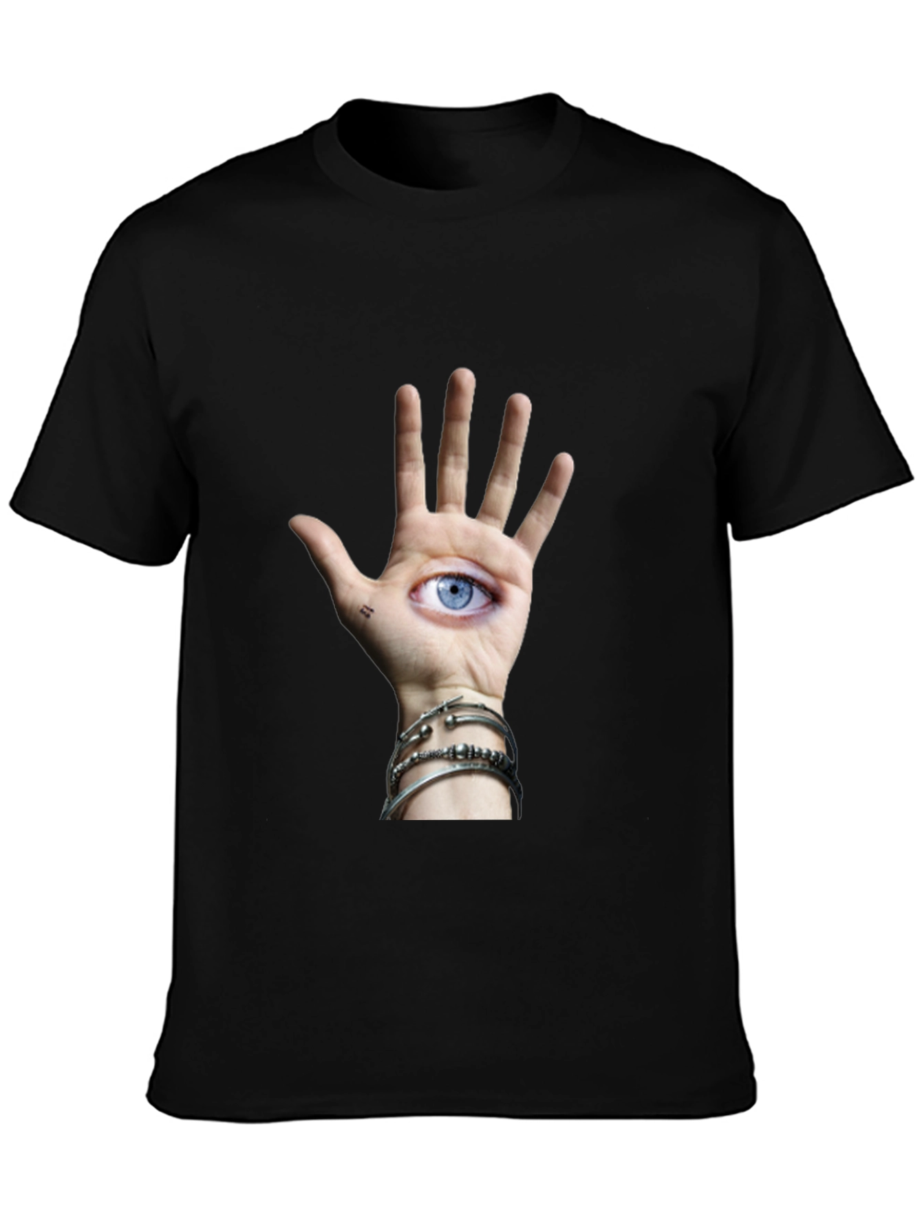 Eye Hand Graphic Tee - Unique Statement Shirt