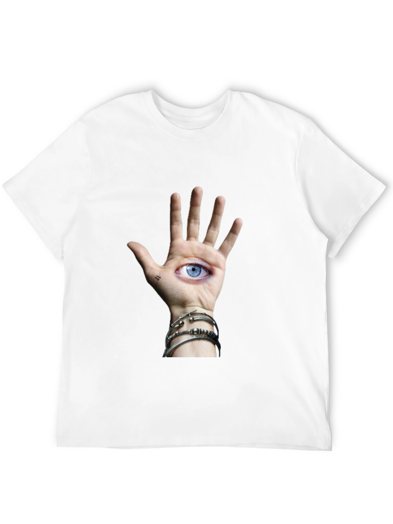 Eye Hand Graphic Tee - Unique Statement Shirt