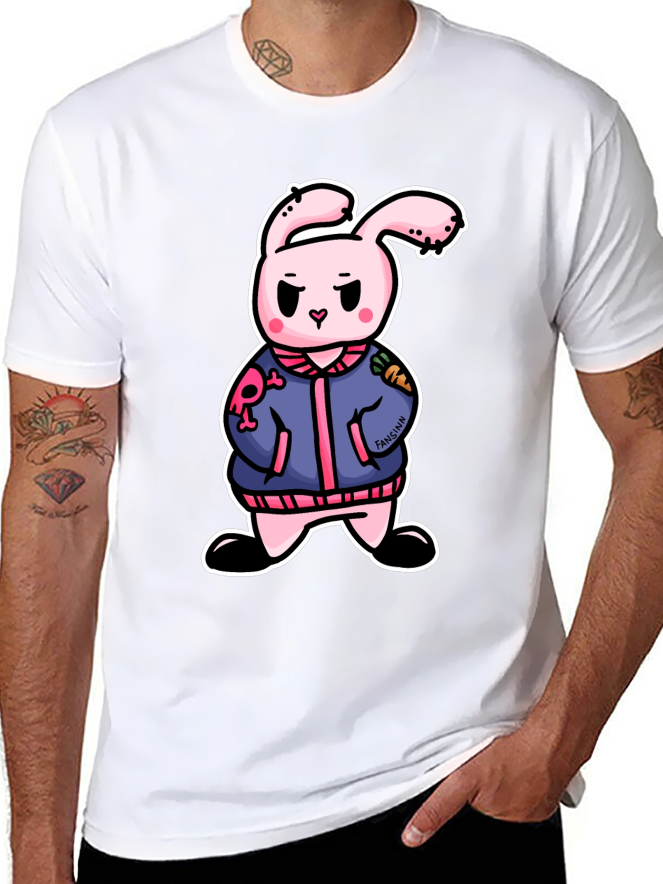 Cool Pink Bunny T-Shirt