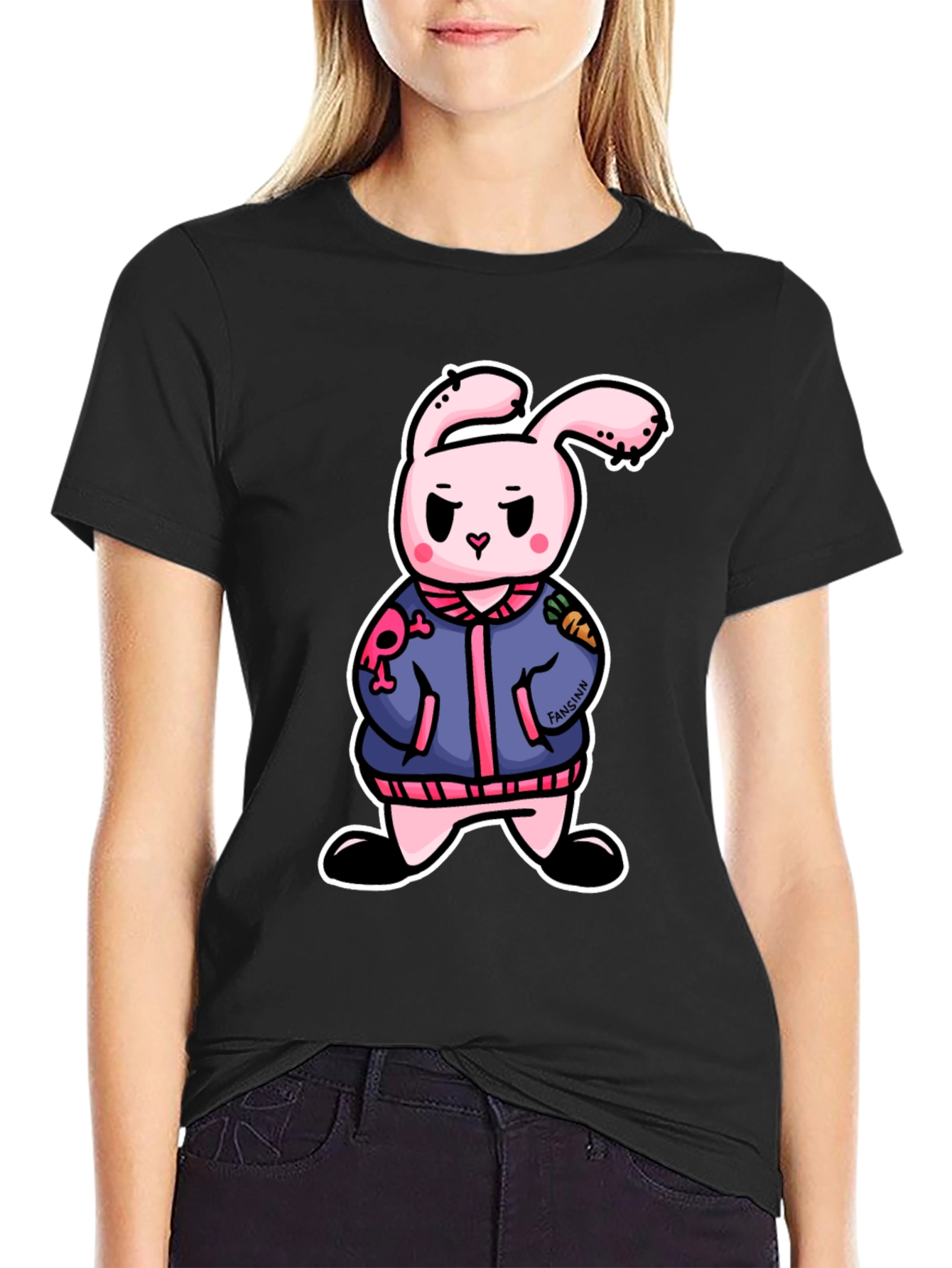 Cool Pink Bunny T-Shirt