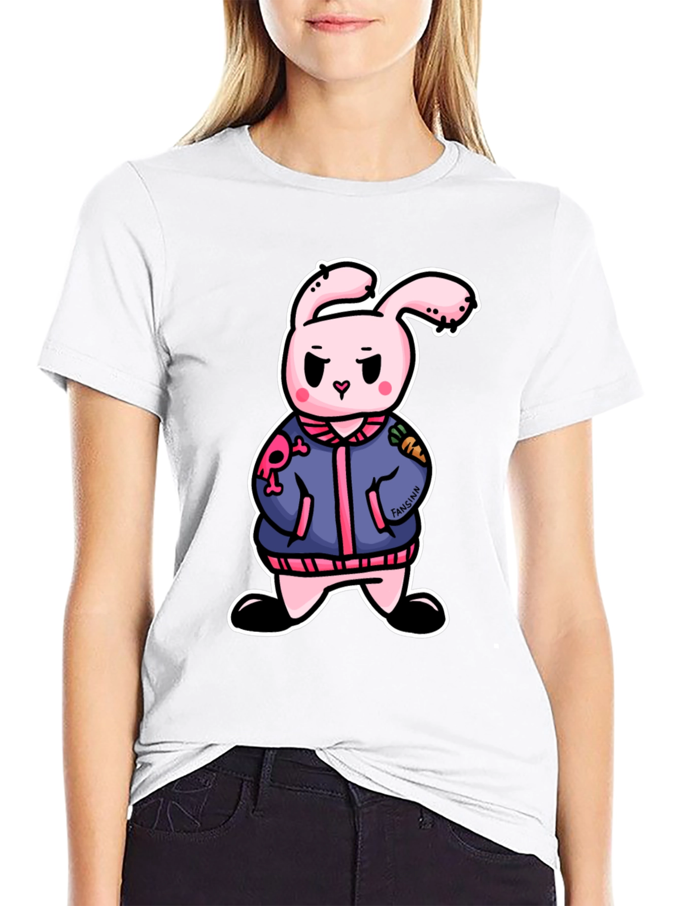 Cool Pink Bunny T-Shirt