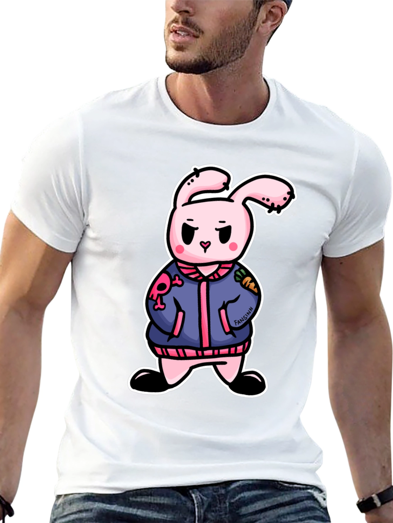 Cool Pink Bunny T-Shirt