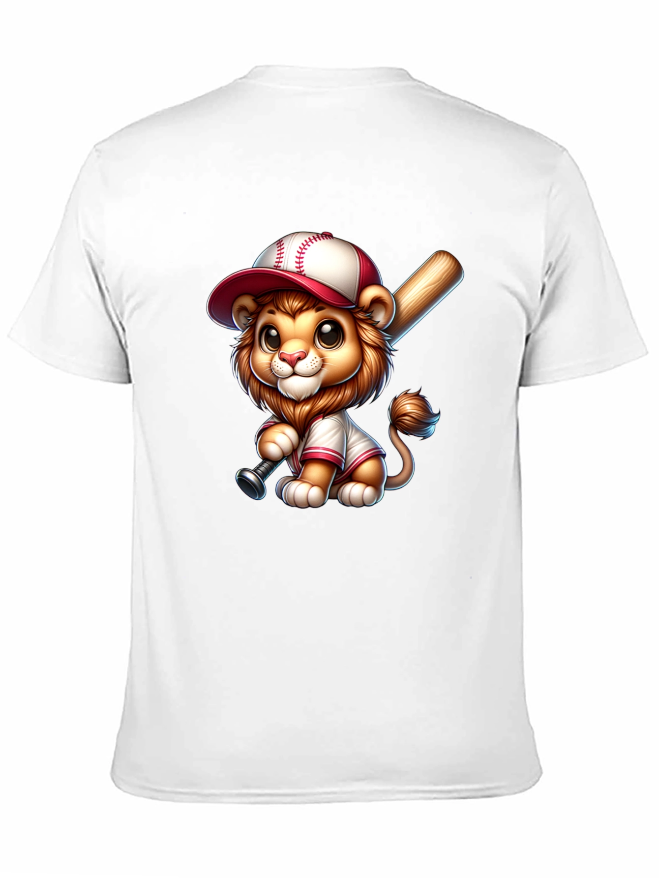 Cute Lion Baseball T-Shirt