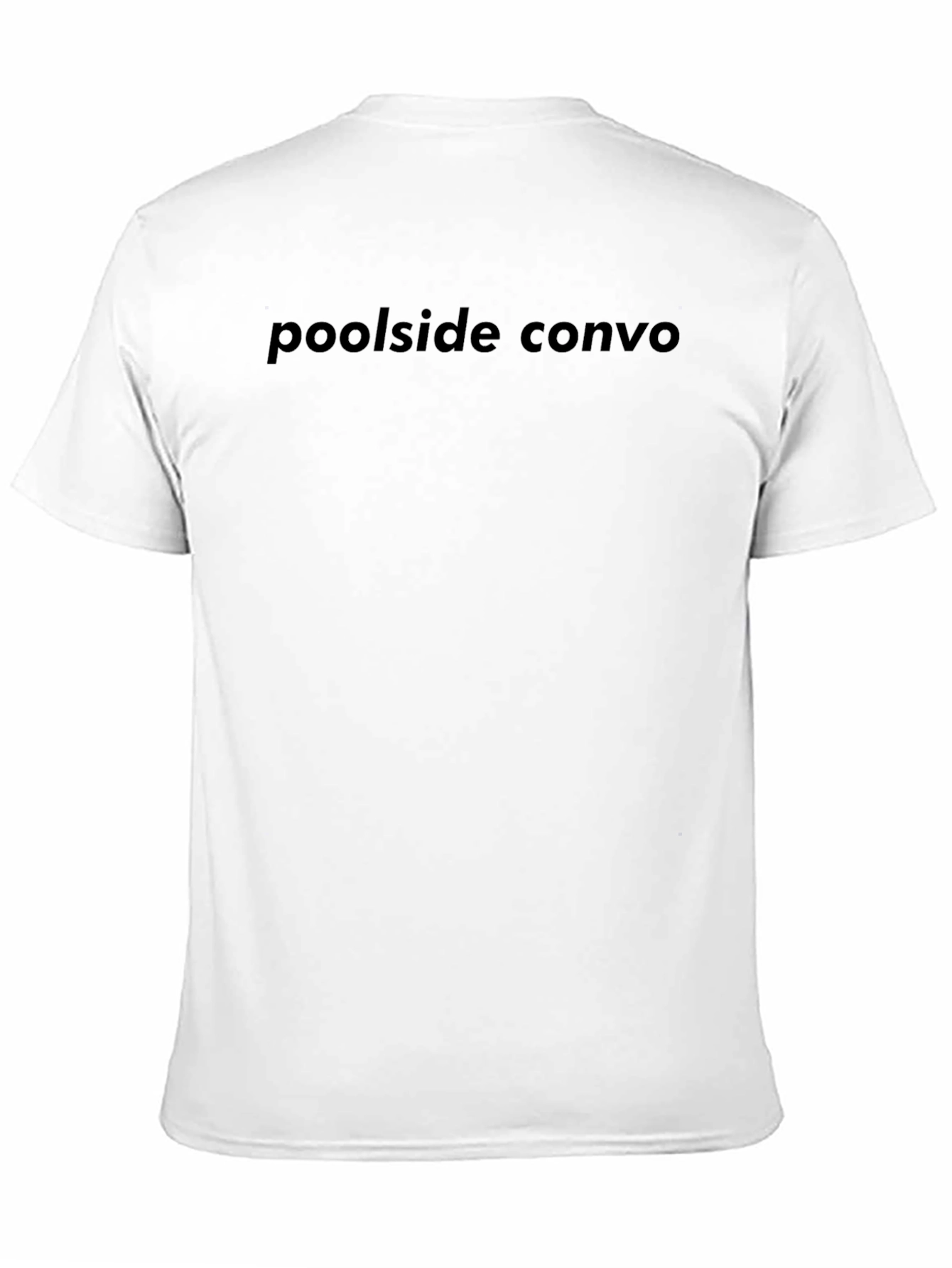 Poolside Convo Black T-Shirt