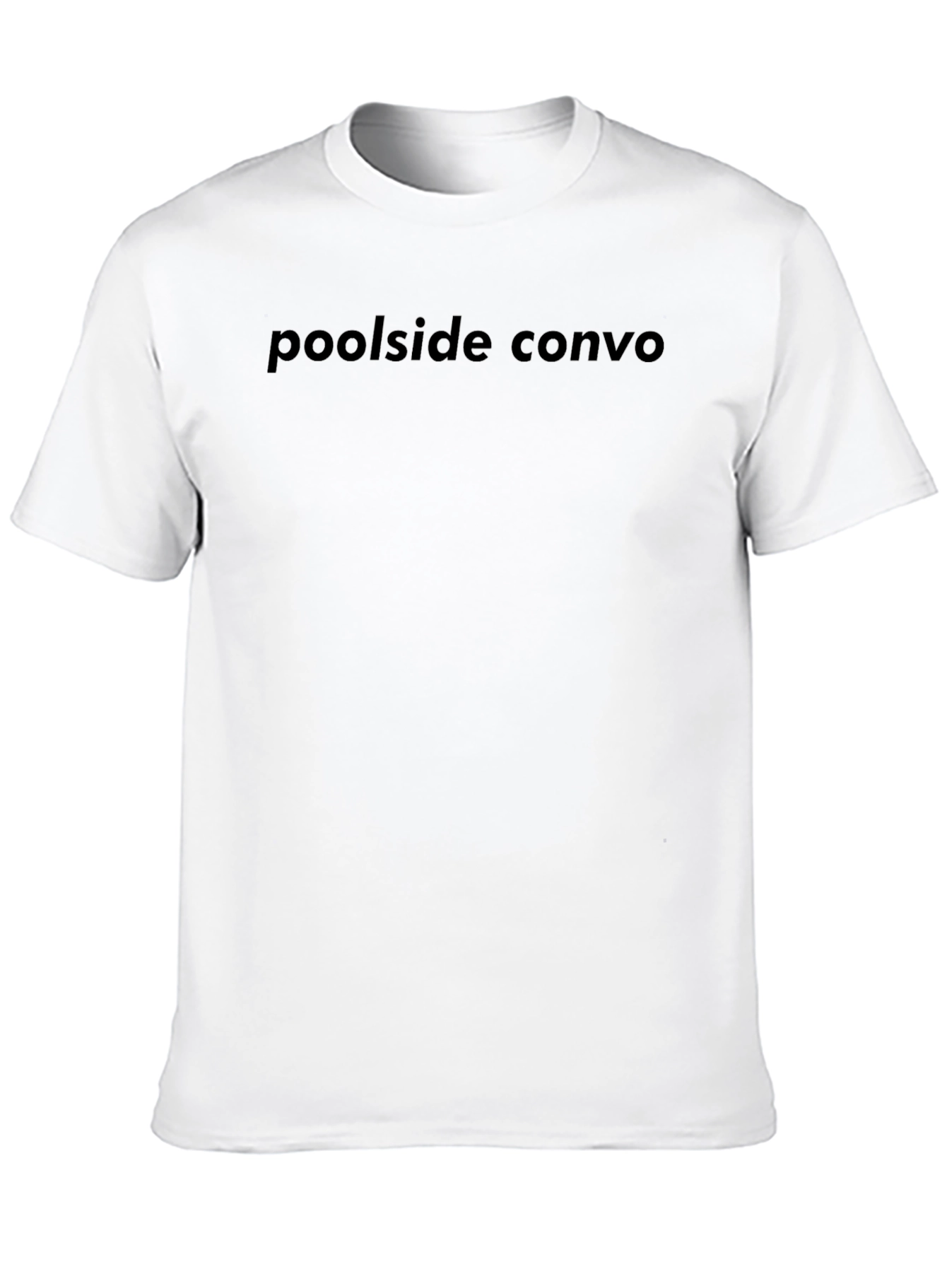 Poolside Convo Black T-Shirt