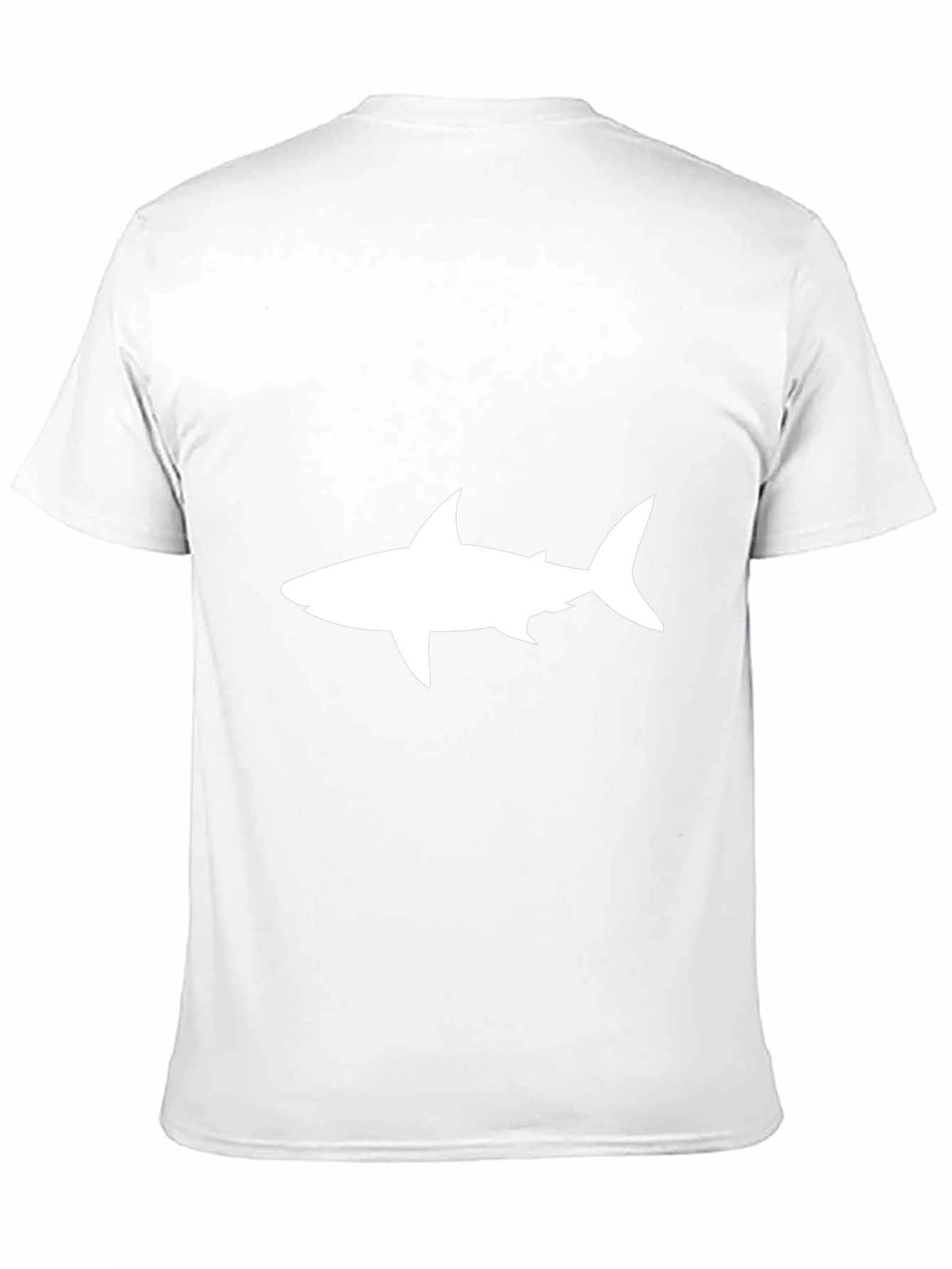 Shark Graphic Tee - Black Cotton Casual Shirt