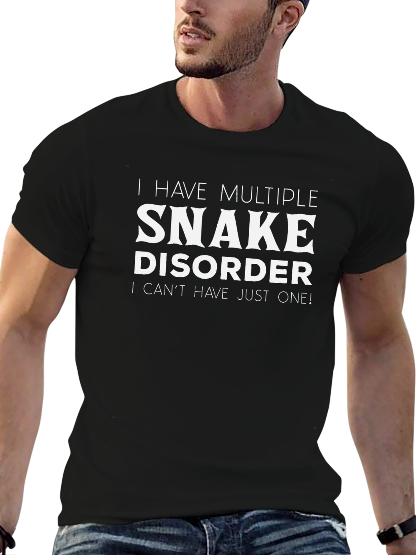 Multiple Snake Disorder Graphic T-Shirt