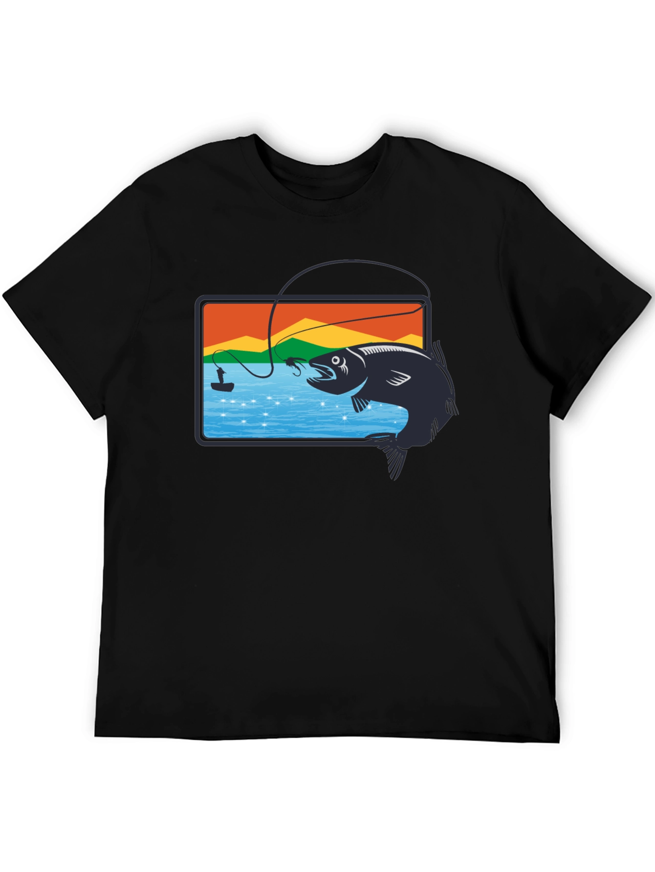 Fishing Graphic Tee - Anglers Catch