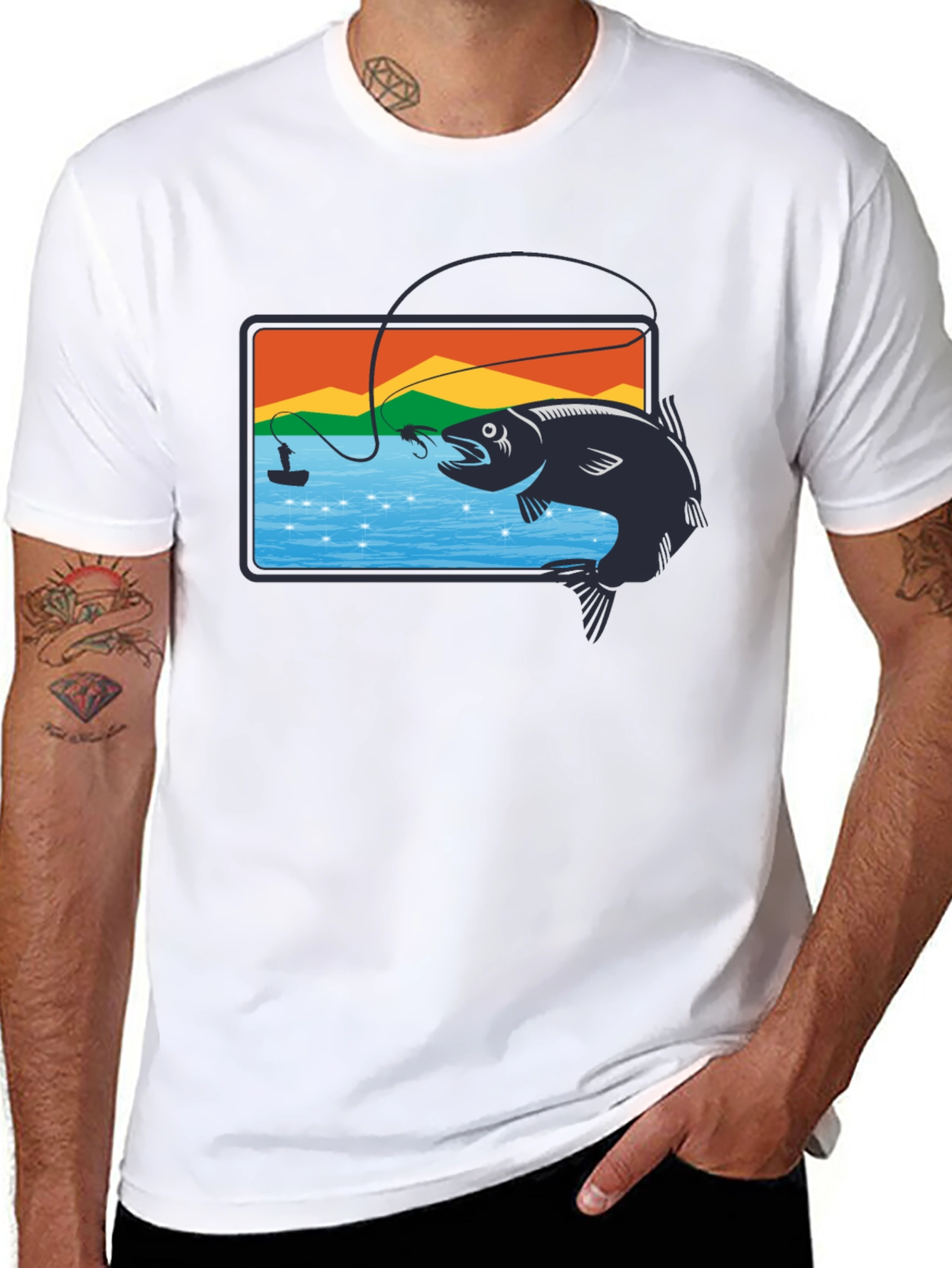 Fishing Graphic Tee - Anglers Catch