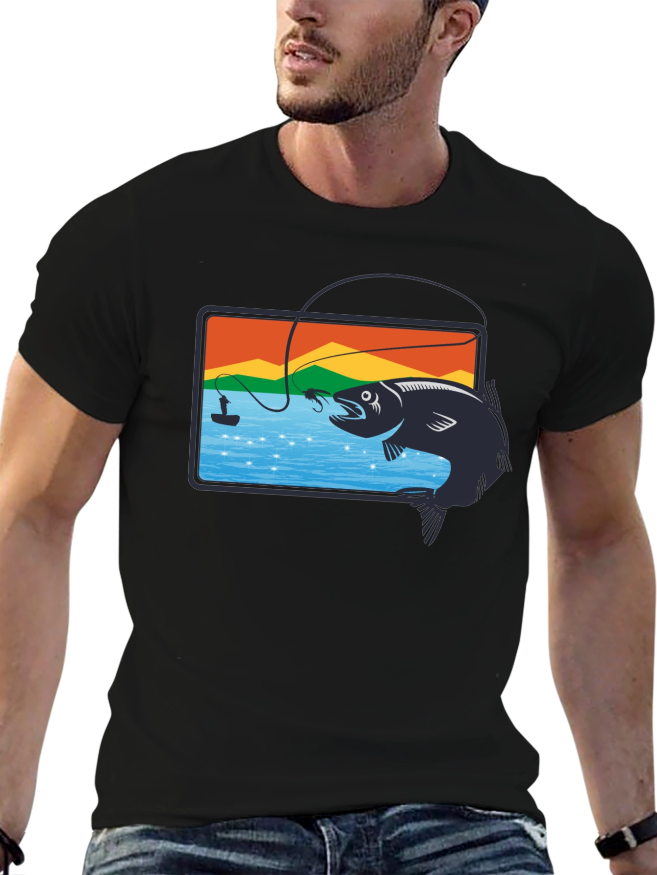 Fishing Graphic Tee - Anglers Catch