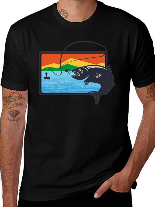 Fishing Graphic Tee - Anglers Catch