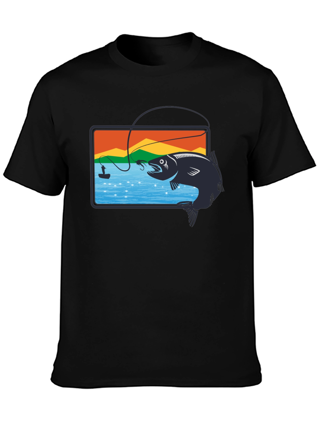 Fishing Graphic Tee - Anglers Catch