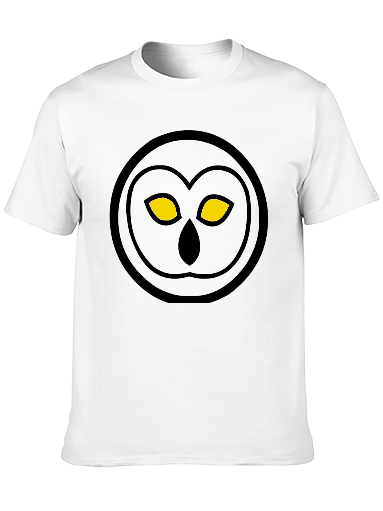Owl Eyes Graphic T-Shirt - Black Cotton Tee
