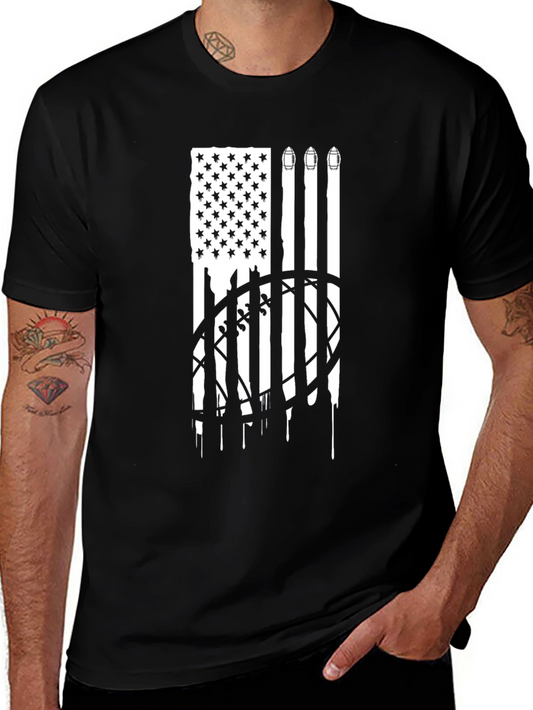 American Football Flag Graphic Tee
