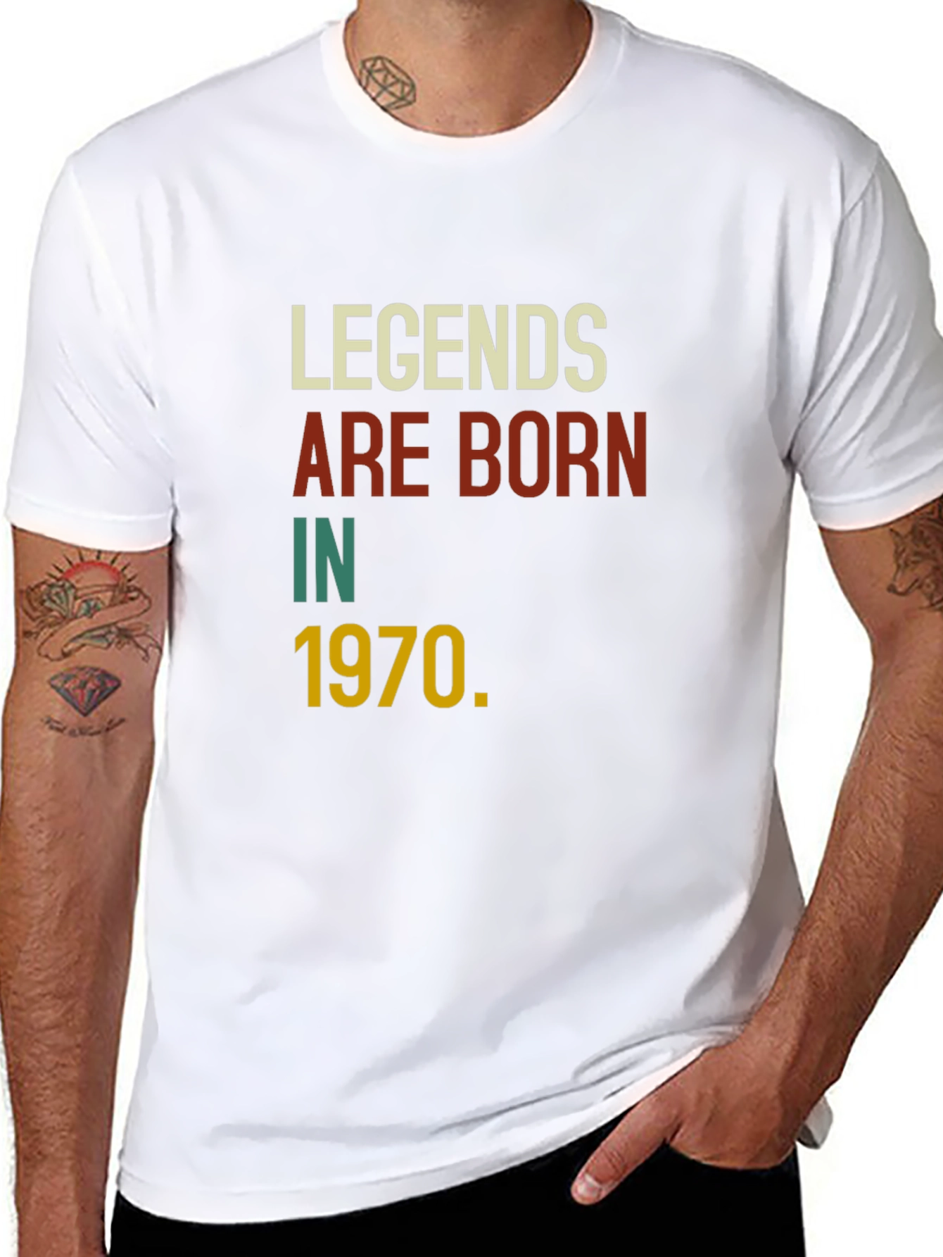 Legends Are Born in 1970 T-Shirt