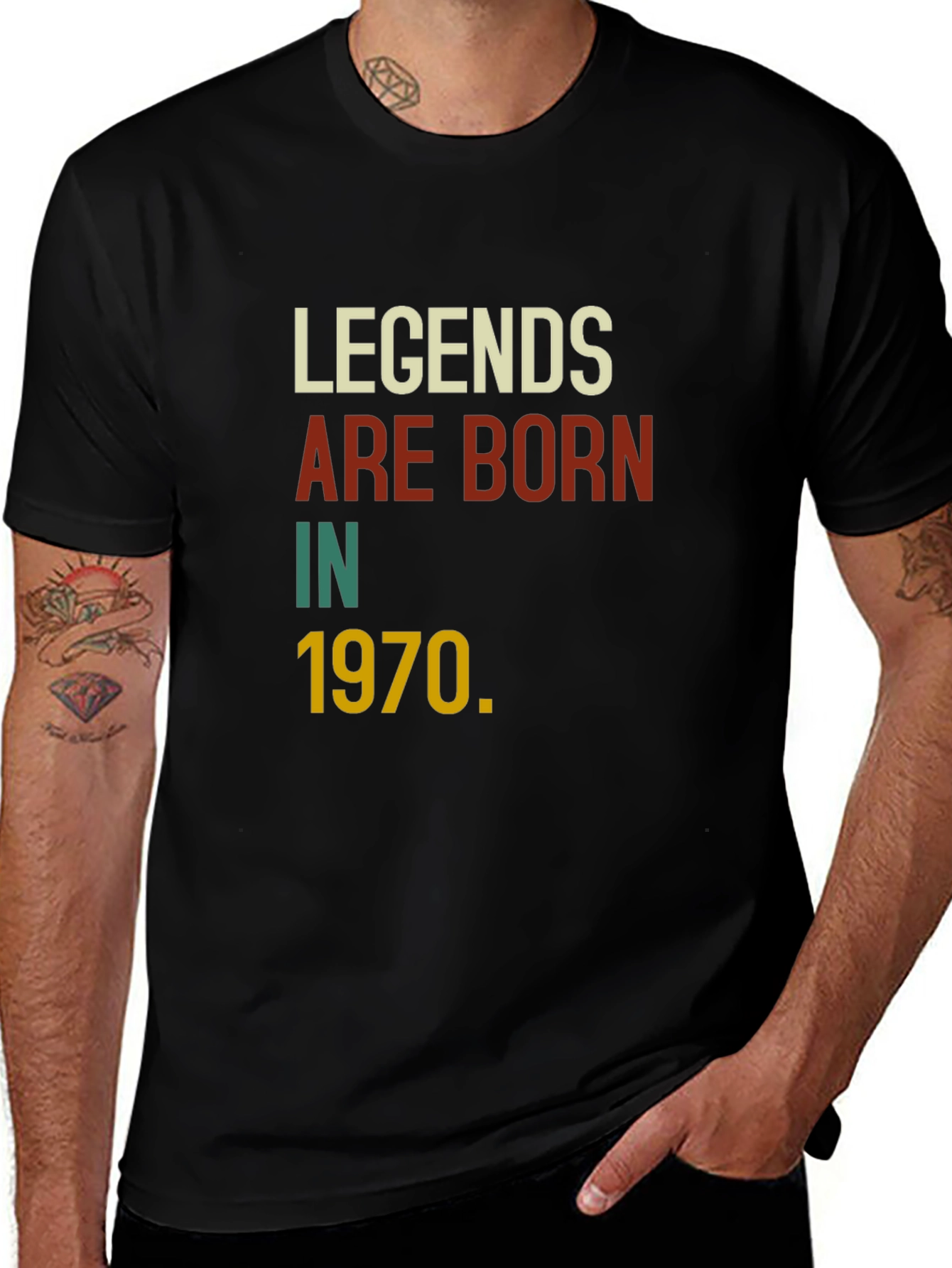 Legends Are Born in 1970 T-Shirt