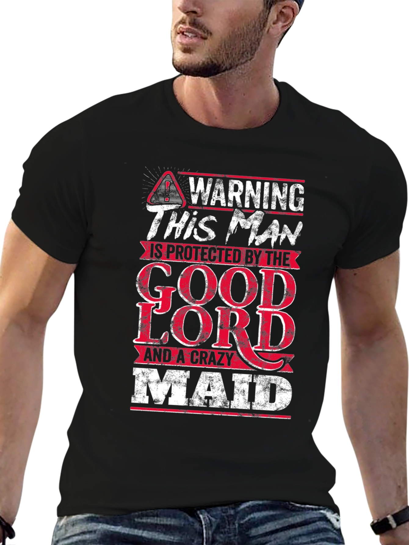 Warning This Man Is Protected T-Shirt